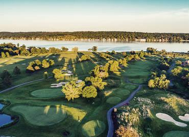 A golf course in beautiful Lake Geneva Wisconsin